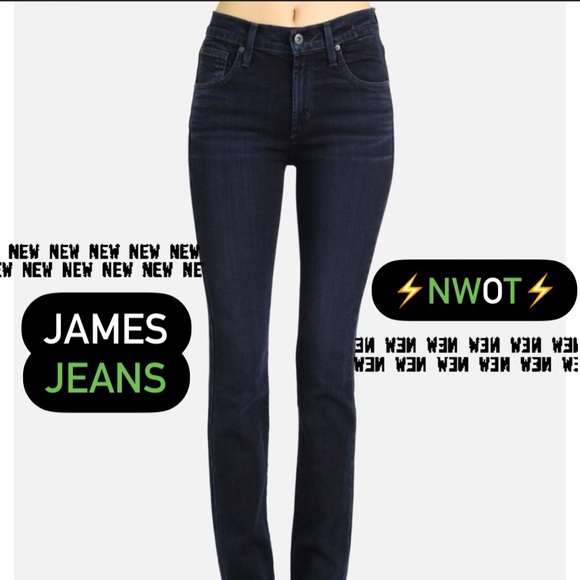 James Jeans Denim - ⚡️NWOT⚡️ Dark Blue Straight Leg Hunter James Jeans